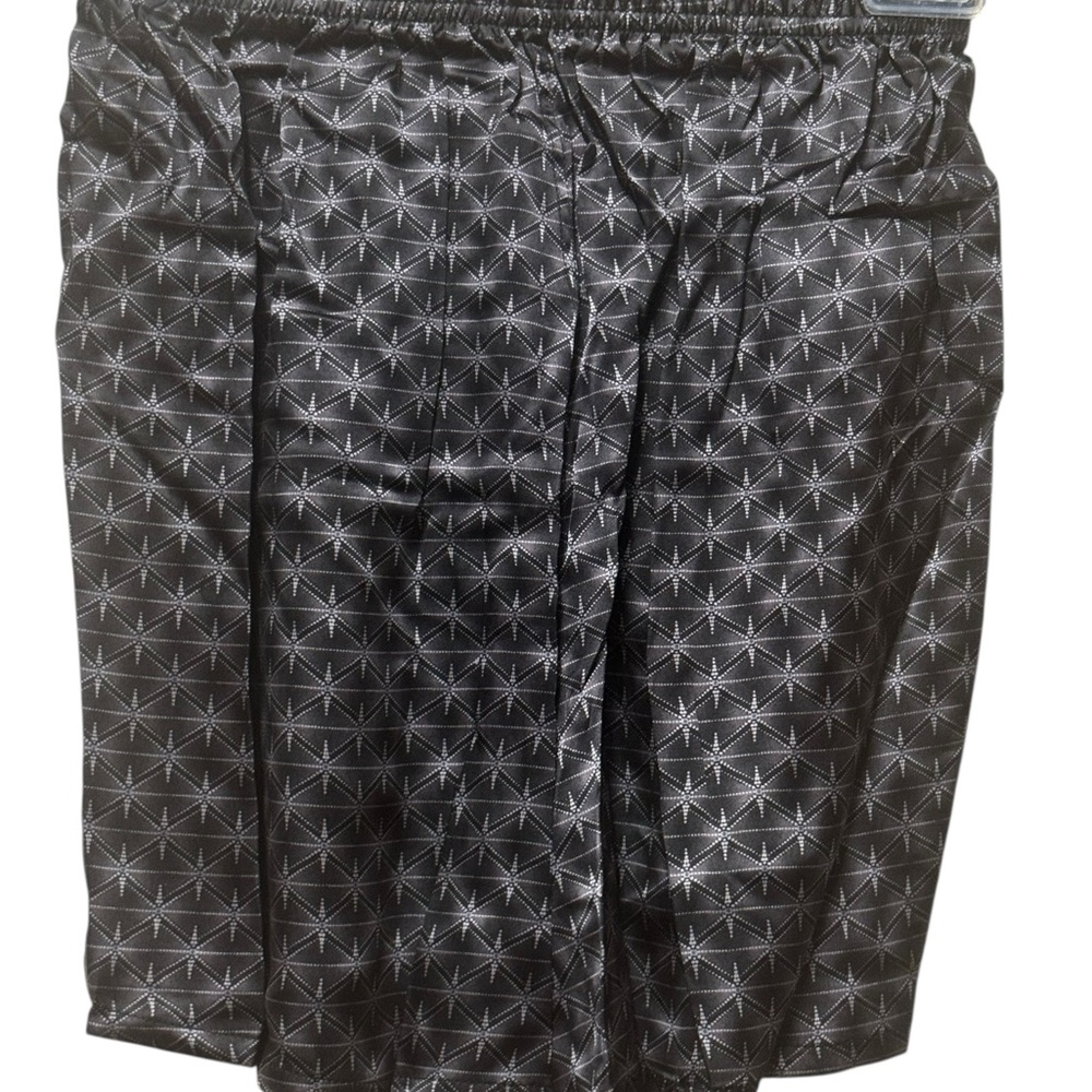 Intimo Black Geometric Silk Boxers - Picture 2 of 12